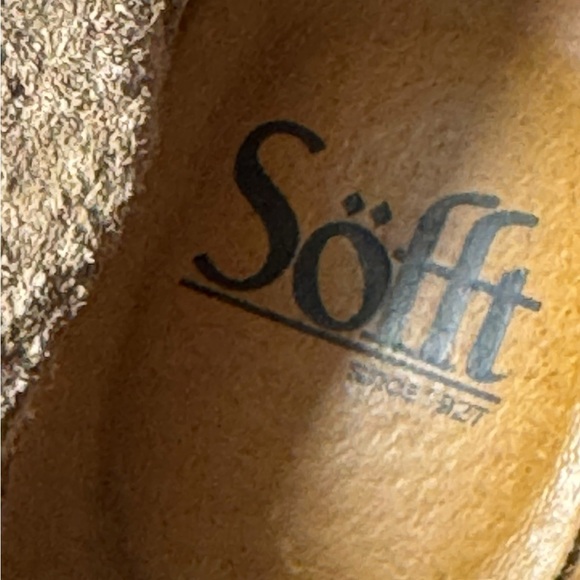 Sofft Baywood Ankle Boots Womens 7M Brown Tan Leather Buckle Moto Straps Zip Up - Picture 16 of 16